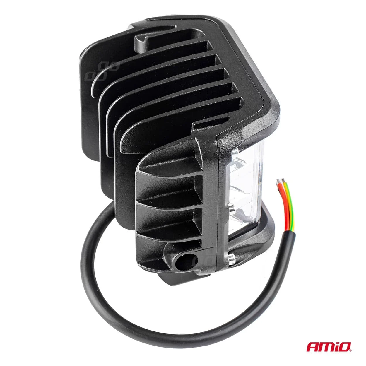 AMIO – Proiector LED pentru Off Road, ATV, SSV, culoare 6500K, cu doua functii, tensiune 9 36V, dimensiune, 110 x 75 mm