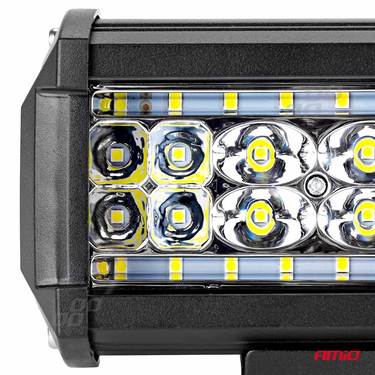 AMIO – Proiector LED pentru Off Road, ATV, SSV, culoare 6500K, 28 LED uri, tensiune 9 36V, dimensiune 136 x 80 mm