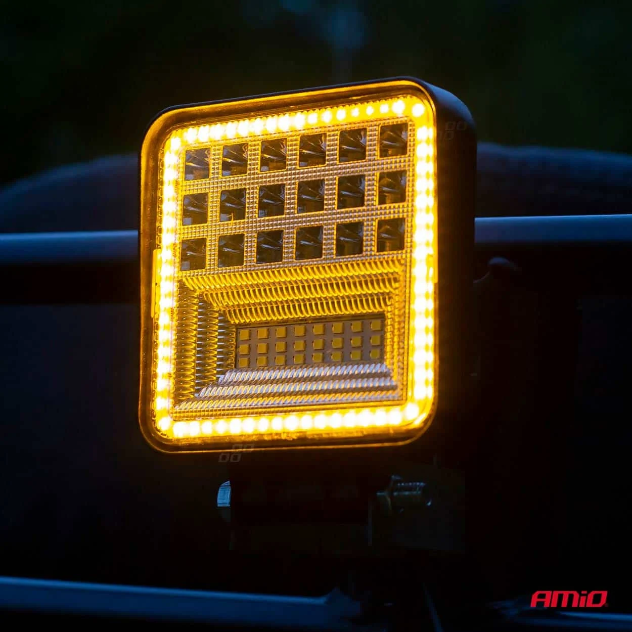 AMIO – Proiector LED pentru Off Road, ATV, SSV, cu functie de semnalizare, culoare 6500K, 3360 lm, tensiune 9 36V, dimensiuni 110 x…