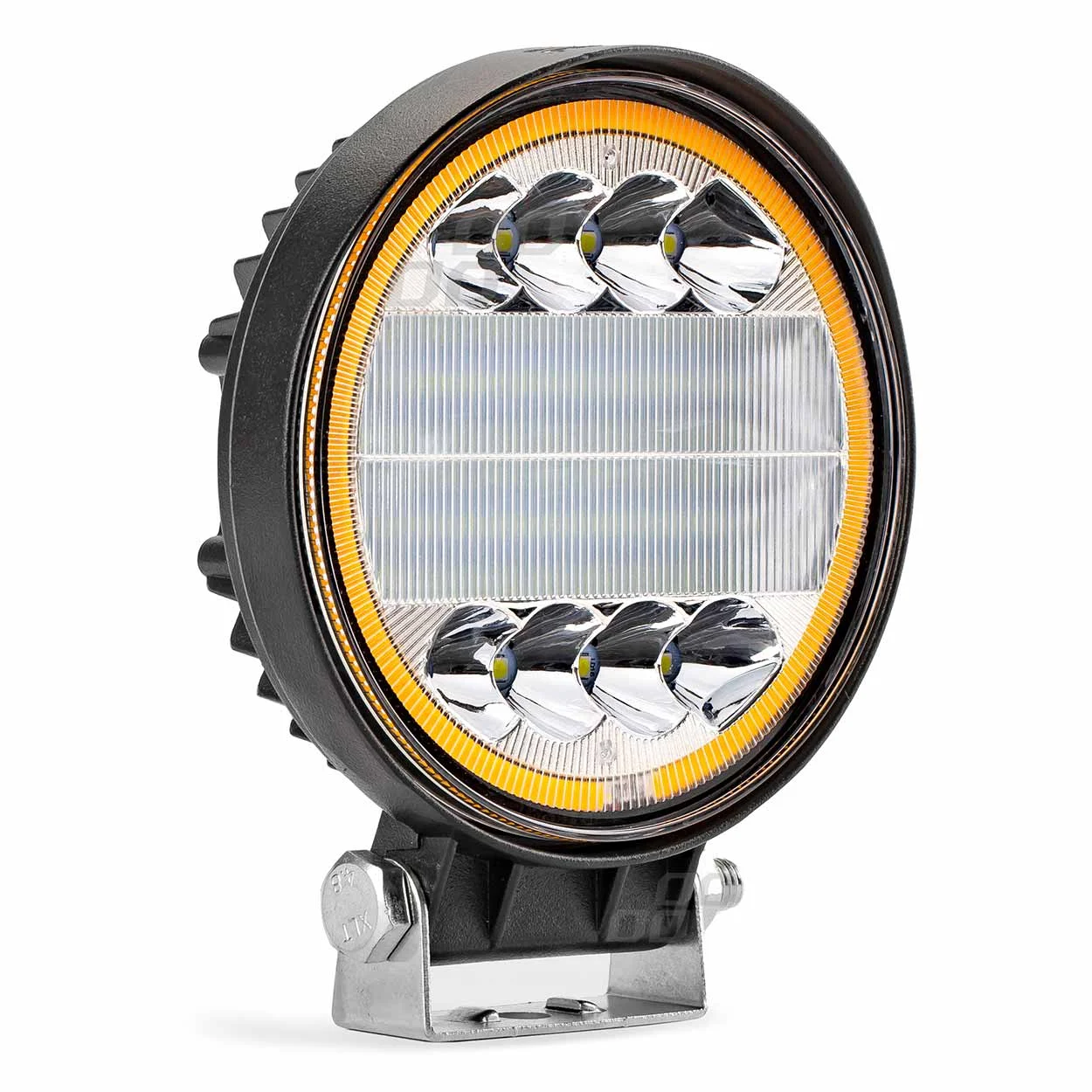 AMIO – Proiector LED pentru Off Road, ATV, SSV, cu functie de semnalizare, culoare 6500K, 3360 lm, tensiune 9 36V, diametru Ø110 mm