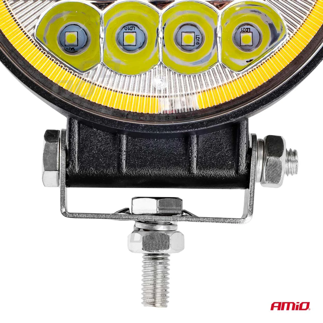 AMIO – Proiector LED pentru Off Road, ATV, SSV, cu functie de semnalizare, culoare 6500K, 3360 lm, tensiune 9 36V, diametru Ø110 mm