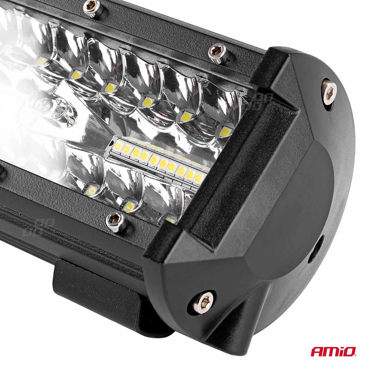 AMIO – Proiector LED pentru Off Road, ATV, SSV, culoare 6500K, 4800 lm, tensiune 9 36V, dimensiuni 240 x 74 mm