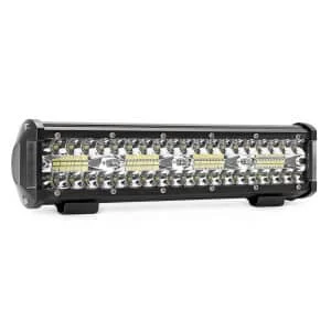 AMIO – Proiector LED pentru Off Road, ATV, SSV, culoare 6500K, 6400 lm, tensiune 9 36V, dimensiuni 300 x 74 mm