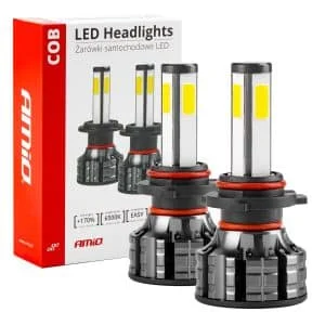 AMIO – Instalatie LED COB 2Side AMiO, compatibil HB4, destinat competitiilor auto sau off road