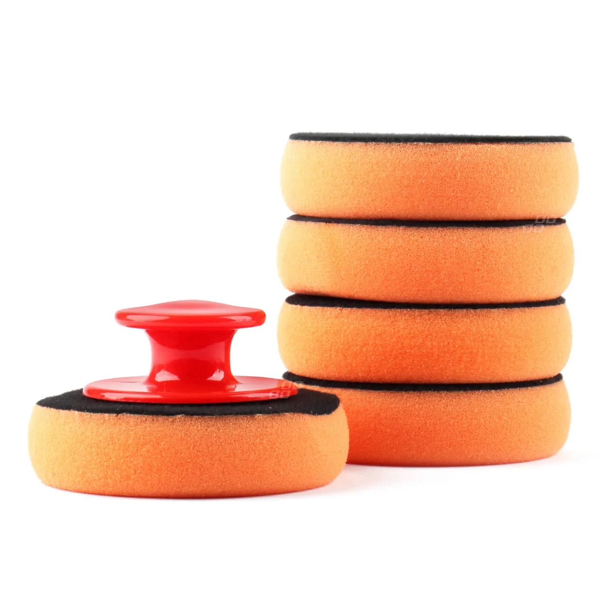 AMIO – Set bureti pentru curatare, polisare si slefuire, 5 x 100 mm, cu maner
