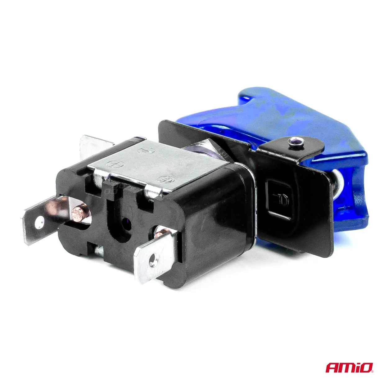 AMIO – Comutator iluminat (intrerupator) cu protectie, destinatie auto, moto, ATV, SSV, Off Road, model "TOP GUN", tensiune 12V 24V…