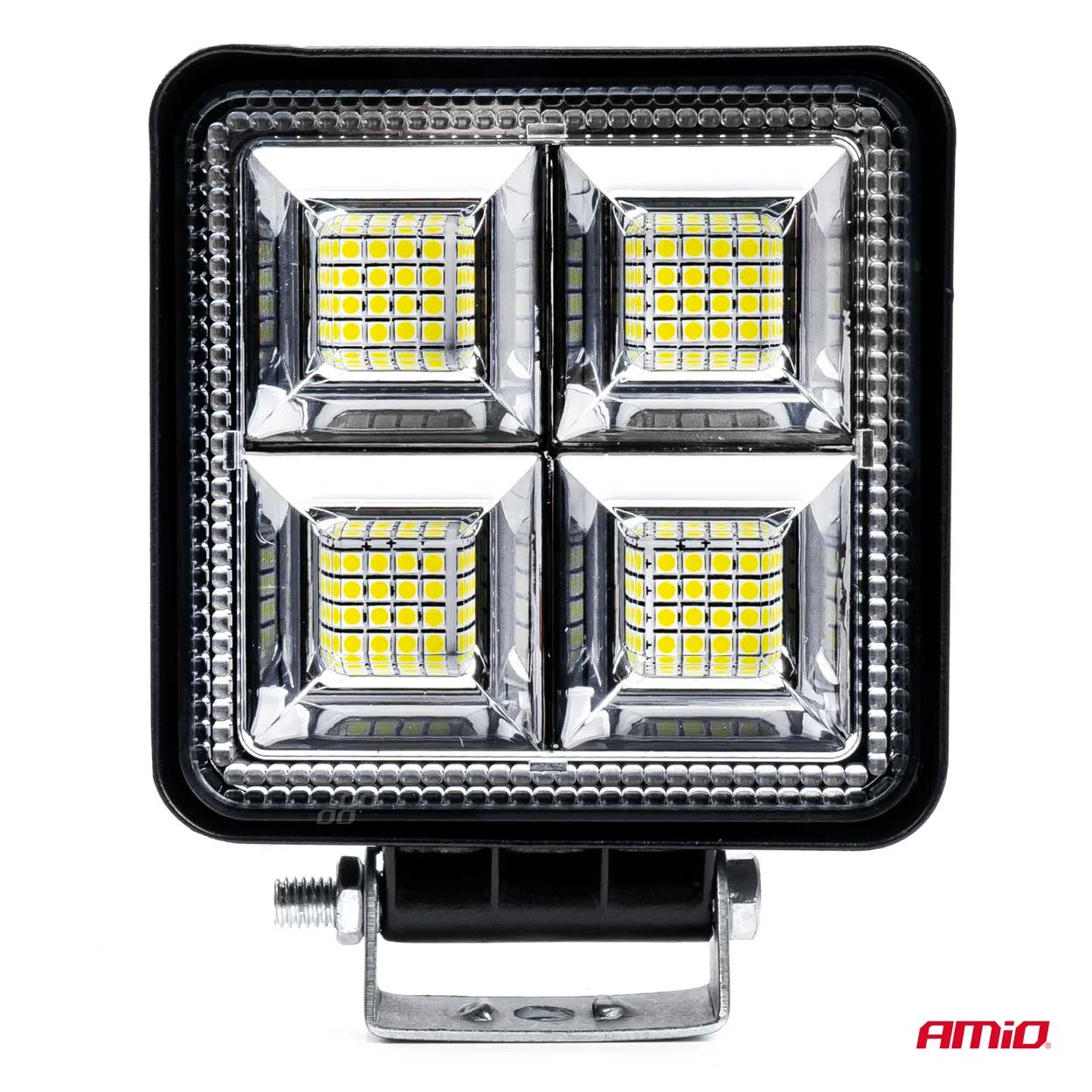 AMIO – Proiector LED pentru Off Road, ATV, SSV, putere 192W, culoare 6500K, tensiune 9 36V, dimensiuni 110 x 110 x 35 mm
