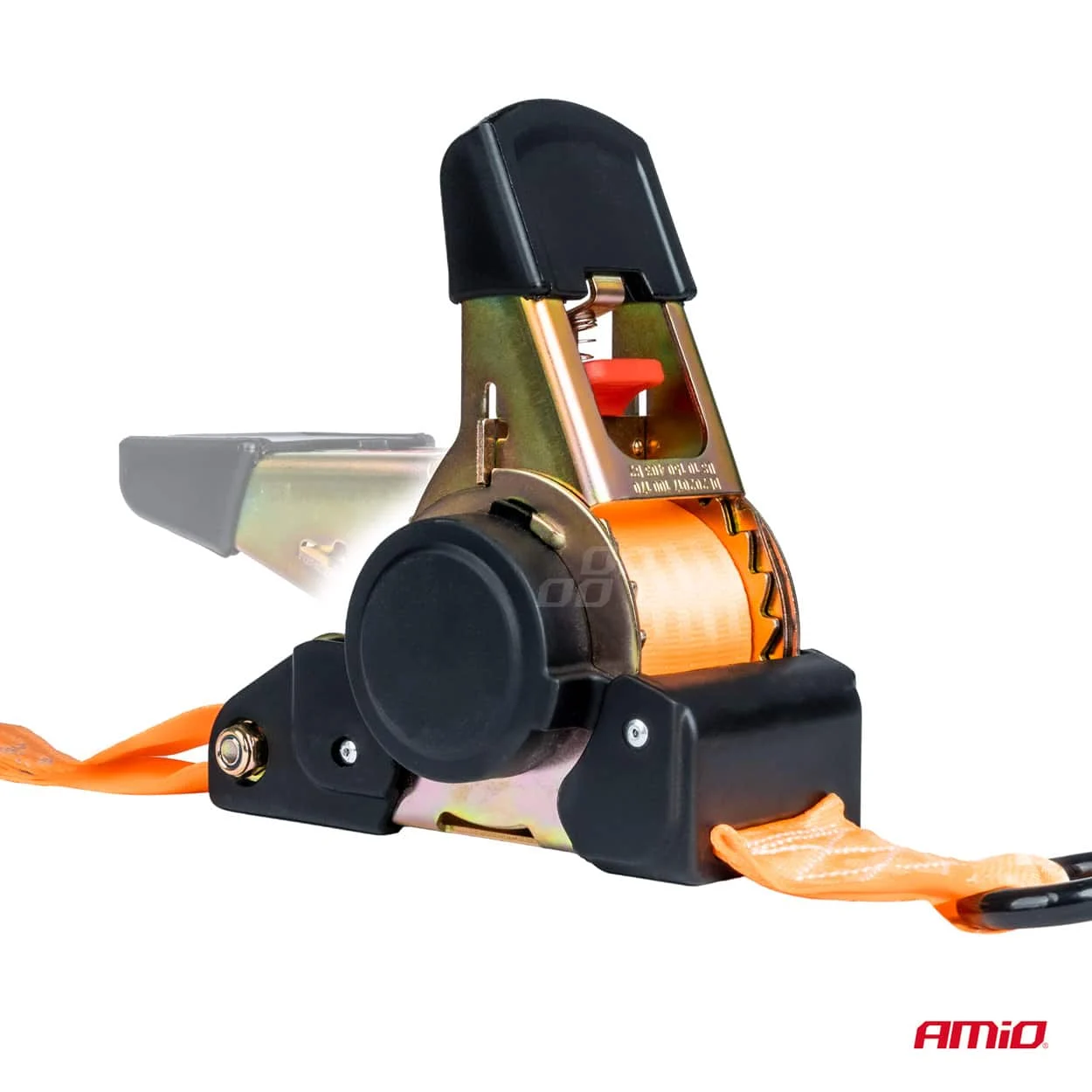 AMIO – Chinga de asigurare marfa cu retractare automata, 1000kg, dimensiune 38mm x 4m, model S TYPE, AVX AM03320