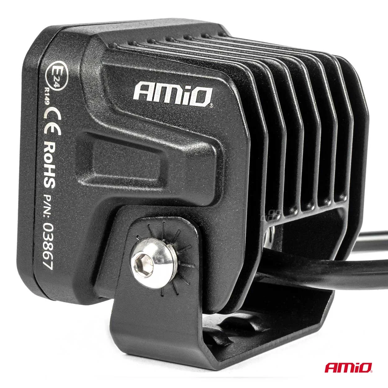 AMIO – Proiector LED "PRO SERIES" cu doua functii pentru Off Road, ATV, SSV, putere 18W, 1800lm, culoare 6000K, tensiune 10 30V…