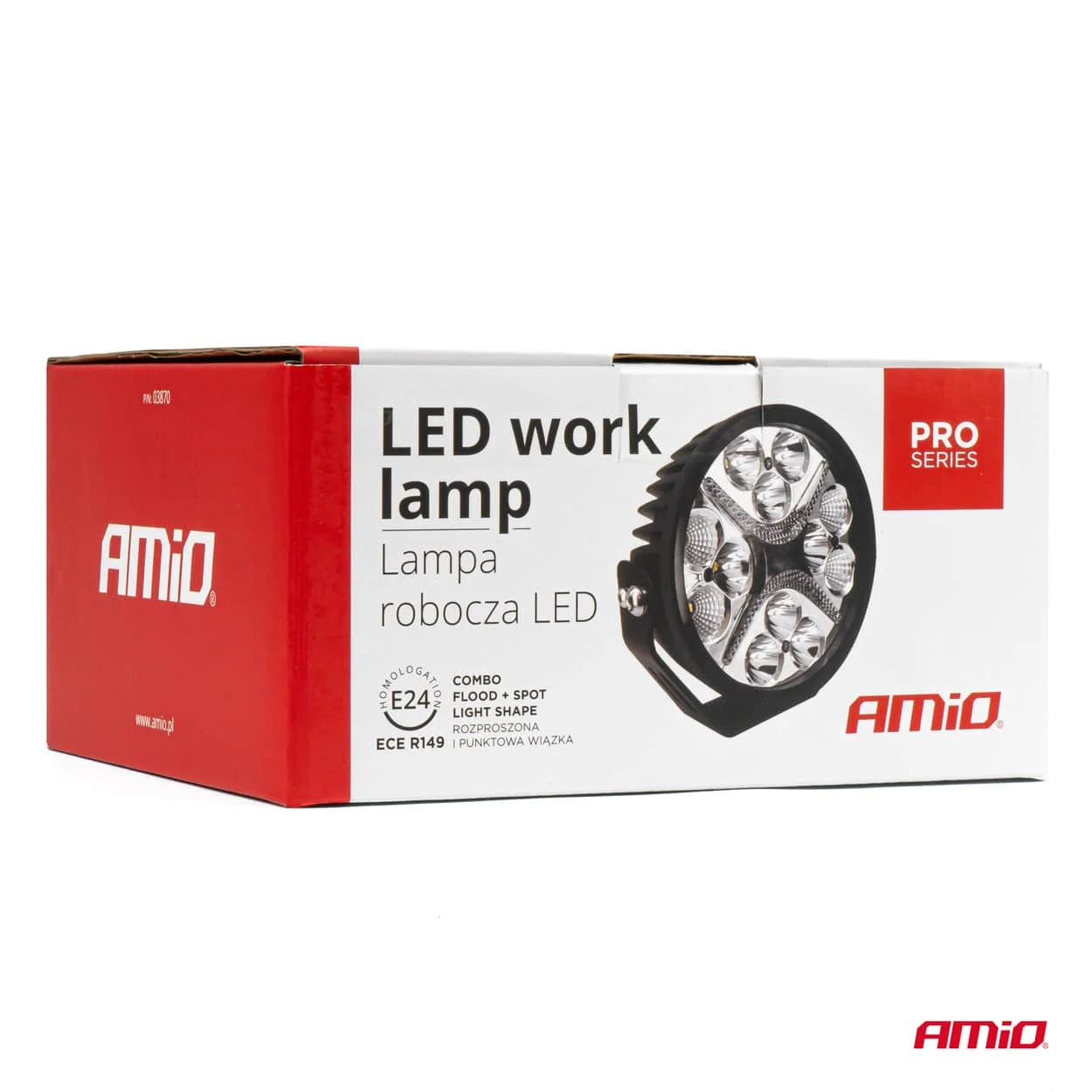 AMIO – Proiector LED "PRO SERIES" cu doua functii pentru Off Road, ATV, SSV, putere 54W, 7200lm, culoare 6000K, tensiune 10 30V…