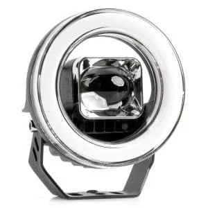 AMIO – Proiector LED cu Angel Eye model AWL58, pozitie, semnalizare, faza lunga/scurta, pentru Off Road, ATV, SSV, putere 45W, 8000lm…