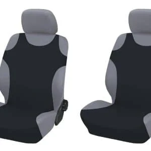 AMIO – Huse auto tip maiou fata negru 2 buc