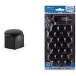 Set capace prezoane 19 mm, culoare Negru