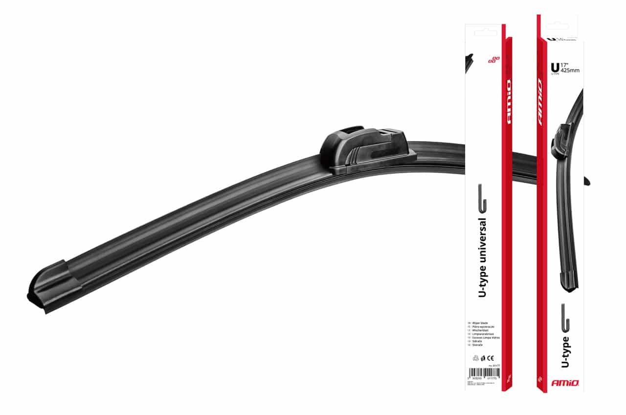 AMIO – Stergator parbriz universal FLAT U Type 23 "(580mm)