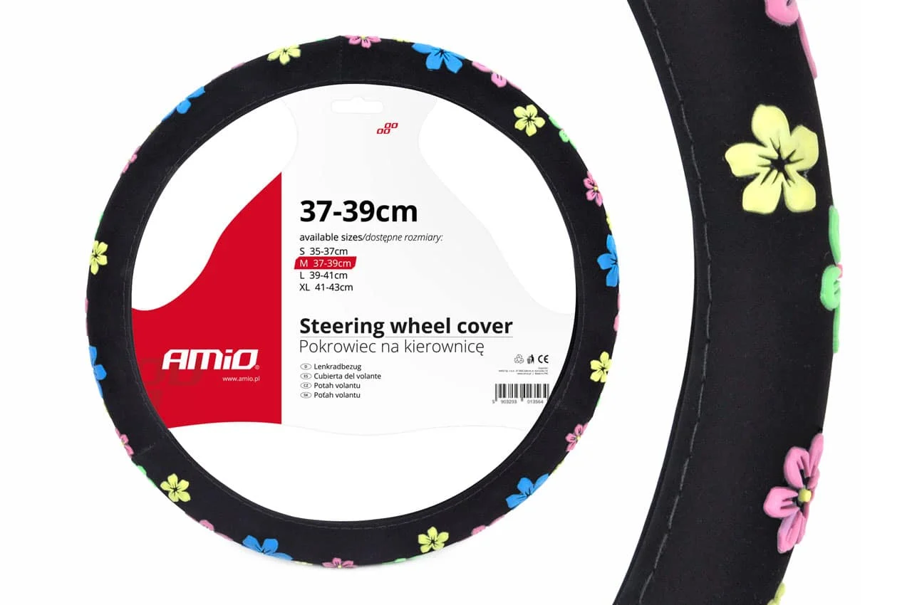 AMIO – Husa volan model Floral SWC 13 M (37 39cm)