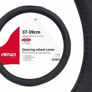 AMIO – Husa volan neagra SWC 09 M (37 39cm)
