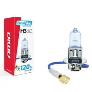 AMIO – Bec halogen H3 12V 55W LumiTec SuperWhite + 120%