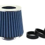 Filtru de aer conic albastru cu 3 adaptoare