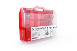 AMIO – Set rezerva becuri si sigurante 19 buc 2xH7