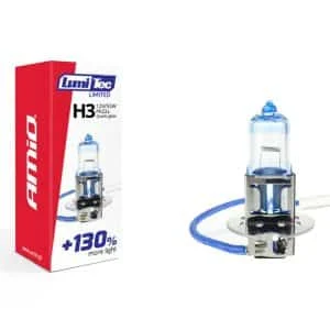 AMIO – Bec halogen H3 12V 55W LumiTec LIMITED + 130%