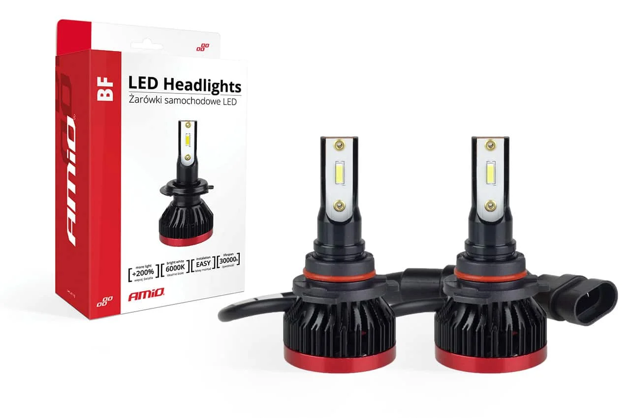 AMIO – Becuri auto LED BF Series AMiO compatibil HB3 9005, destinat competitiilor auto sau off road