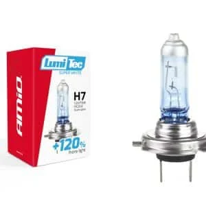 AMIO – Bec halogen H7 12V 55W LumiTec SuperWhite + 120%