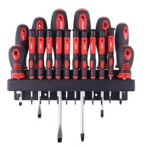 AMIO – Set de surubelnite cu suport de perete 18 buc
