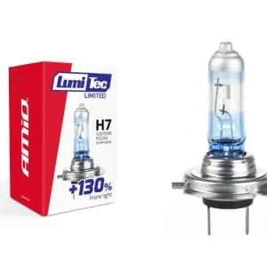 AMIO – Bec halogen H7 12V 55W LumiTec LIMITED + 130%
