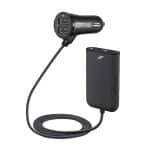 Incarcator auto fata-spate cu cablu 4xUSB