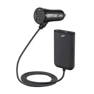 AMIO – Incarcator auto fata spate cu cablu 4xUSB