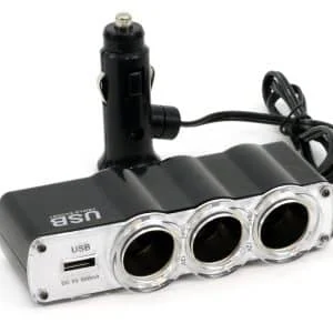AMIO – Splitter bricheta auto SOC4 3+1 USB