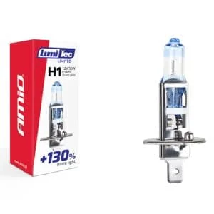 AMIO – Bec halogen H1 12V 55W LumiTec LIMITED + 130%