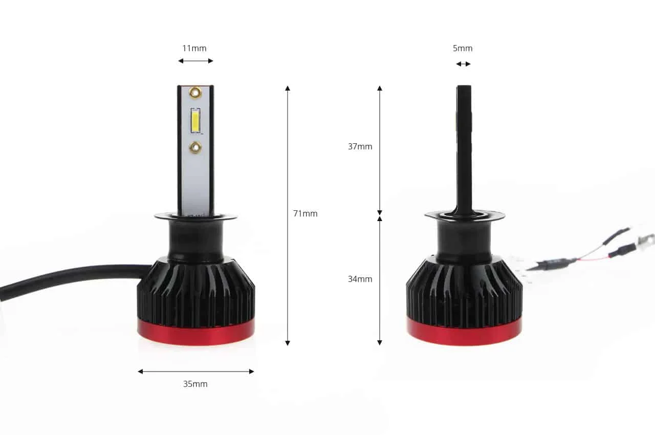AMIO – Becuri auto LED BF Series AMiO compatibil H1, destinat competitiilor auto sau off road