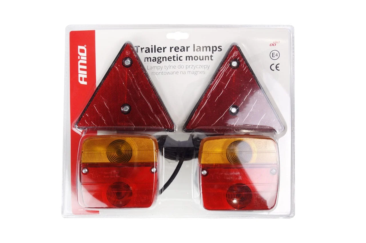 AMIO – Lampi spate cu magnet pentru remorca 02095