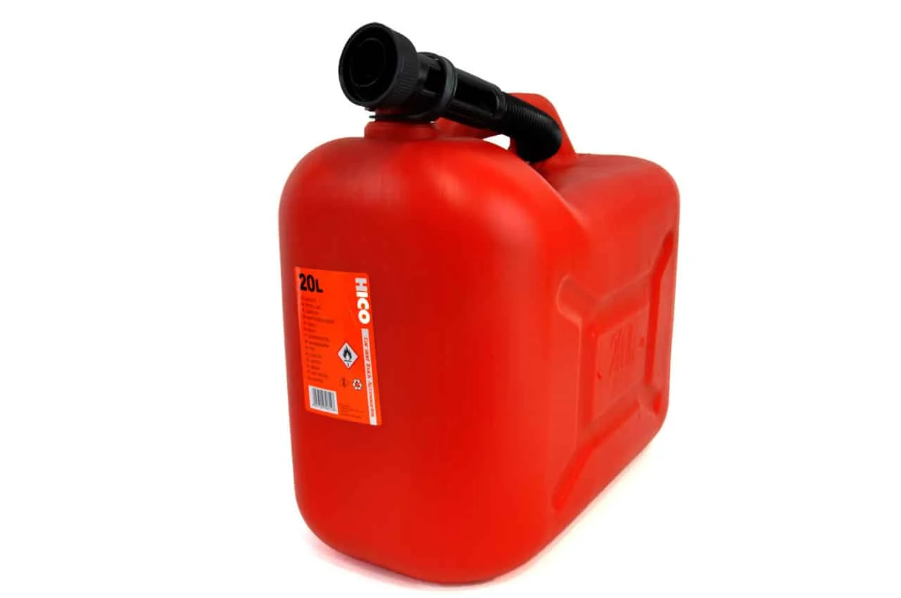 AMIO – Canistra din plastic pentru combustibil rosie 20L