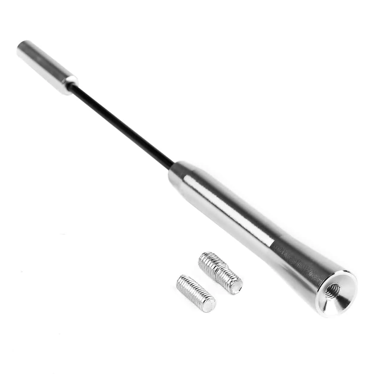 AMIO – Antena radio auto universala, metalica cu adaptor, ANT05