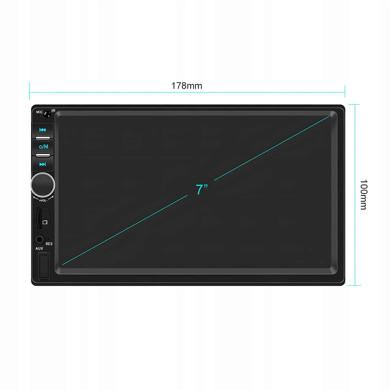 AVEX – Player Video Auto, dimensiune 2DIN, TouchScreen de 7 inch, 4 x 50W, model WDS 30 cu Bluetooth, Handsfree, Radio, MP3, WMA, MP4…