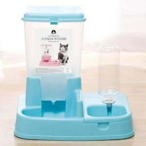 AVEX – Distribuitor de alimente si apa pentru animale, 2in1, culoare Albastru