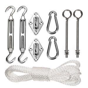 GreenBlue – Set montaj Umbrar de Gradina din INOX GB508, 9 piese
