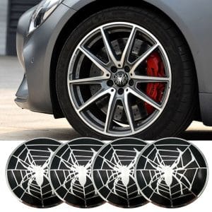 AVEX – Set 4 buc. ornament central janta, model "Spider", diametru 5cm