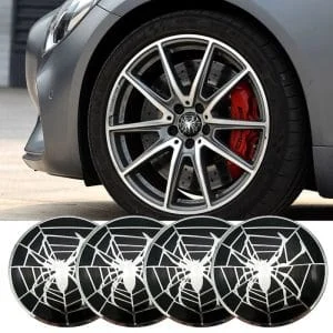 AVEX – Set 4 buc. ornament central janta, model "Spider", diametru 5cm