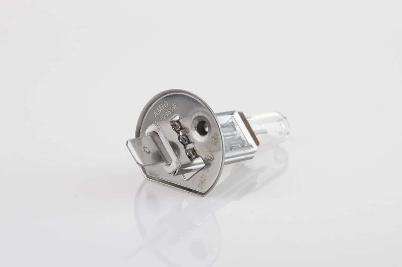 AMIO – Set becuri cu halogen H1 12V 55W LumiTec SILVER + 100% DUO BOX