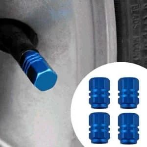 AMIO – Set capacele auto pentru ventil hexagon albastru 4 buc