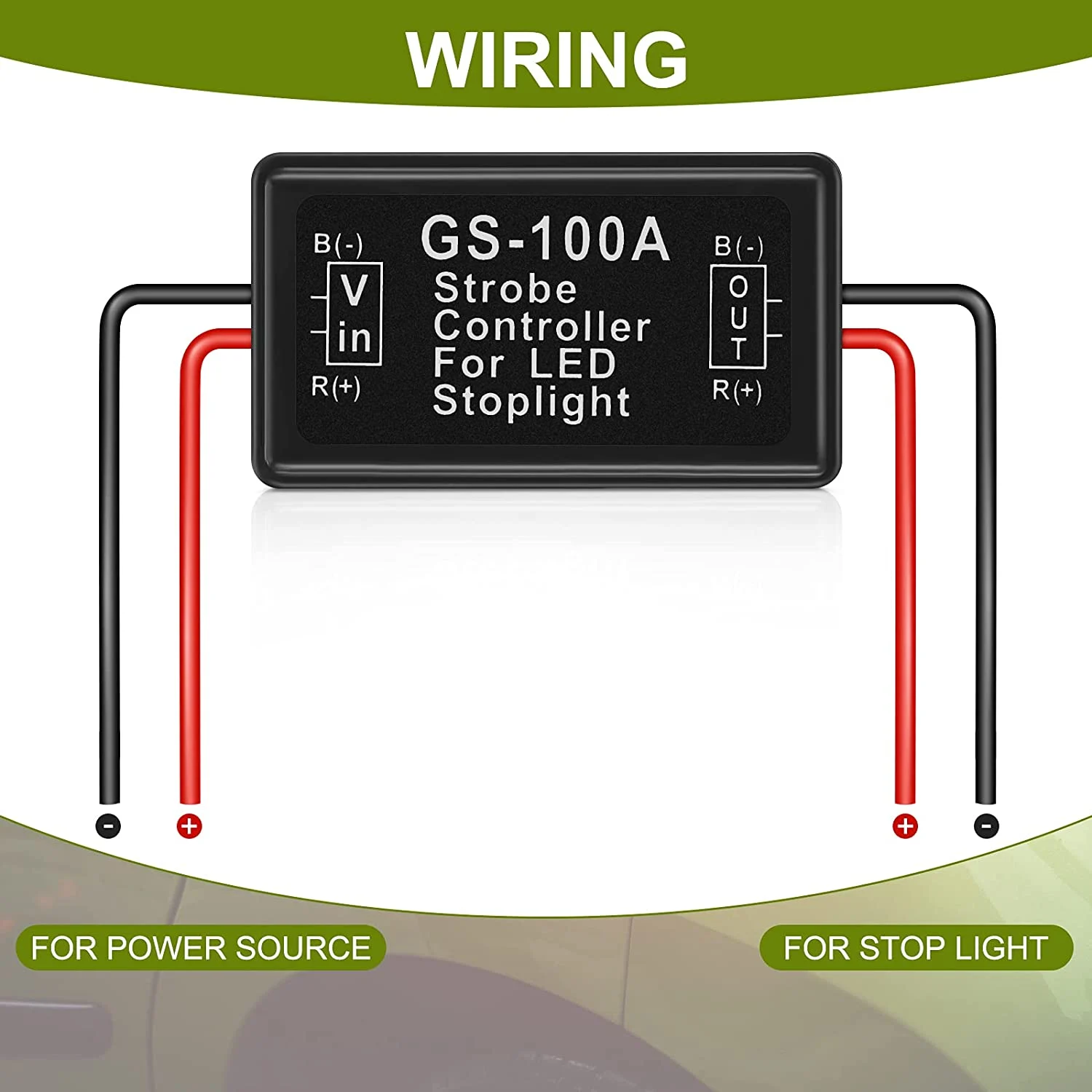 AVEX – Modul Strobo Flash pentru lampa Stop Frana, alimentare 12V 24V, auto, moto, camion