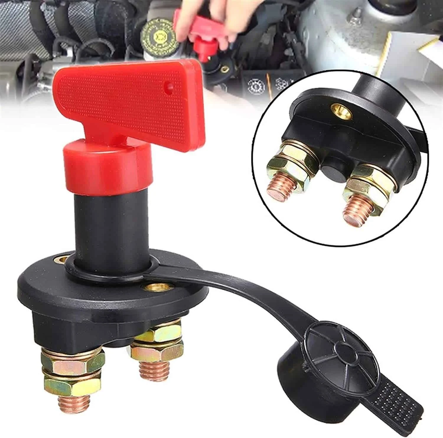 AVEX – Intrerupator "Contact General" dimensiune MICA pentru Autoutilitara, 12V 24V, cu cheie din plastic