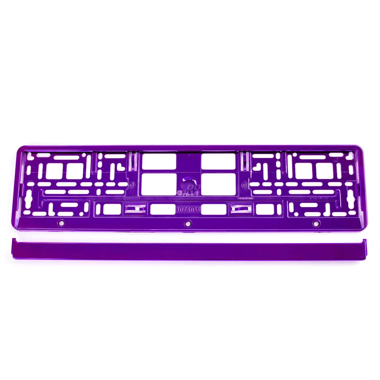 AMIO – Suport numar inmatriculare din plastic, calitate Premium, culoare VIOLET