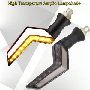 AVEX – Set 2 lampi Semnalizare Moto, model BUMERANG, cu 2 functii, pozitie si semnalizare, tensiune 12V