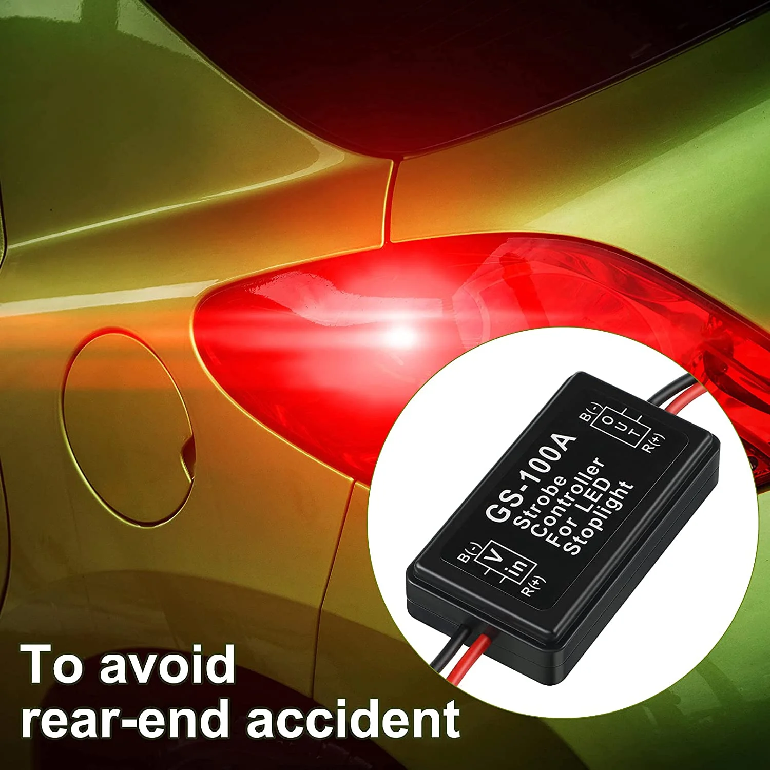 AVEX – Modul Strobo Flash pentru lampa Stop Frana, alimentare 12V 24V, auto, moto, camion