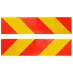 Set placute reflectorizante pentru camioane "VEHICUL SCURT"