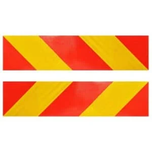 AVEX – Set placute reflectorizante pentru camioane "VEHICUL SCURT"
